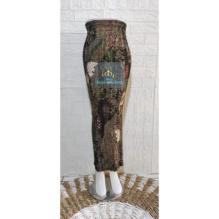 Terlengkap] Rok Plisket Batik - Original / Bawahan Kebaya / Rok Songket Prisket
