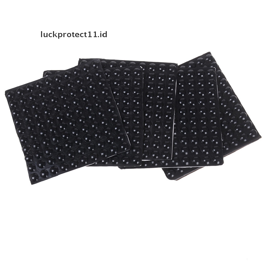 //HG&amp;ID// 100Pcs Black Self Adhesive Rubber Feet Semicircle Bumpers Door Buffer Pad .