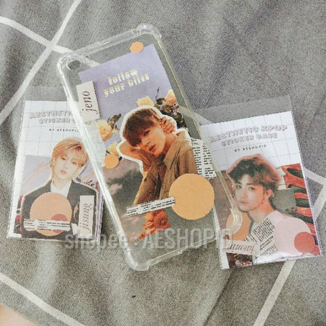 (NC-001) DIY sticker set NCT Dream retro vintage aesthetic tumblr case hp stiker kpop 127 jaemin jeno haechan