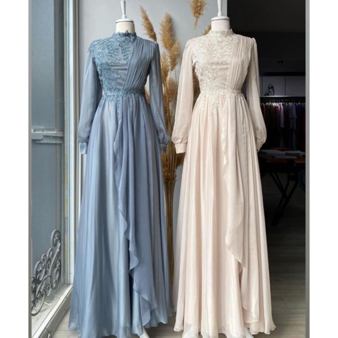 GAUN PESTA MEWAH / GAUN KONDANGAN POPULER / GAUN CANTIK ELEGAN