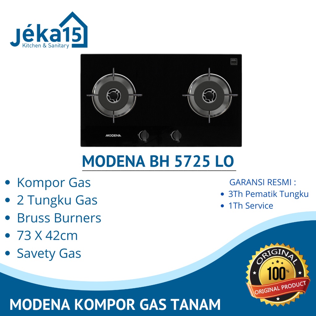 MODENA BH 5725 LO KOMPOR GAS TANAM