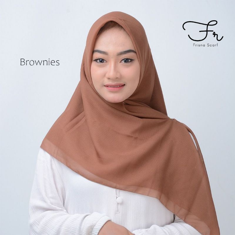 BELLA SQUARE POLLYCOTTON PREMIUM UKURAN 115x115-Brownies