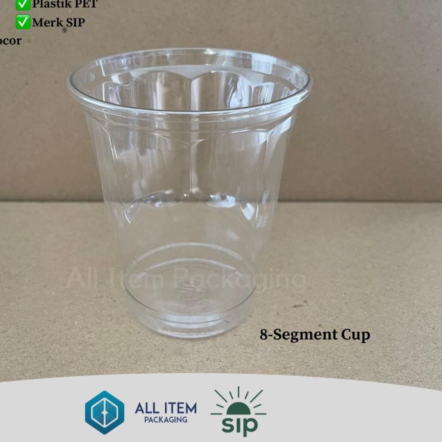 Sundae Cup 8 Oz / Ice Cream Cup @50 Pcs PET SIP 78 CUP ONLY