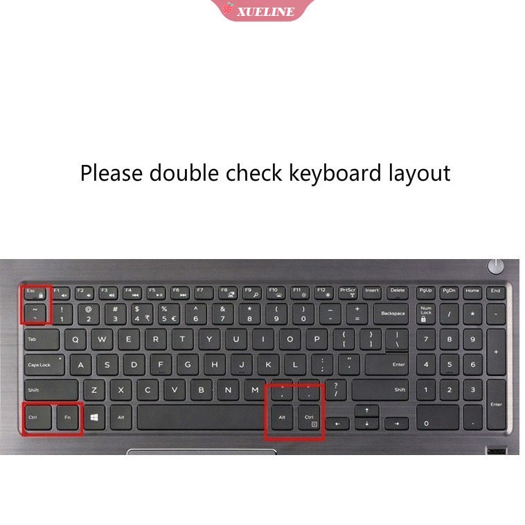 Cover Pelindung Keyboard Dell 15CR 15 inch Bahan Silikon Tahan Guncangan