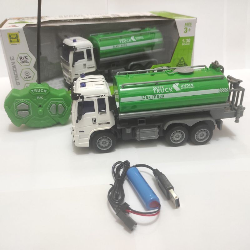 RC MOBIL TRUCK TANGKI l mainan anak remote control truck tanker