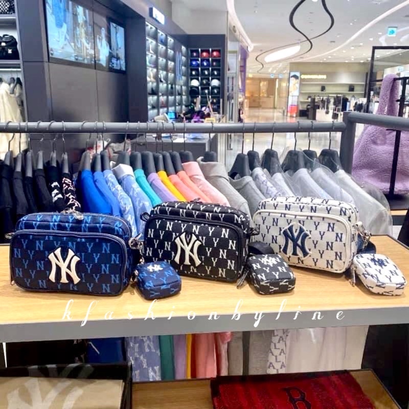 MLB Monogram Mini Crossbody Bag New York Yankees