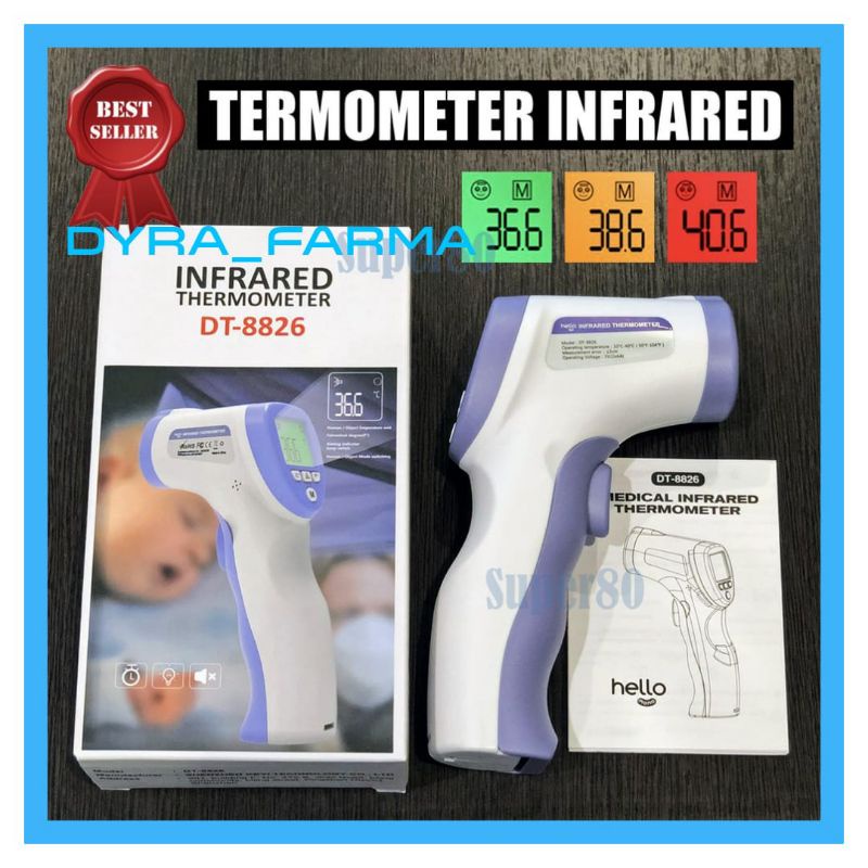 Termometer Infrared Digital Termogun / Termometer Digital Infrared / Thermometer Infrared Digital Te