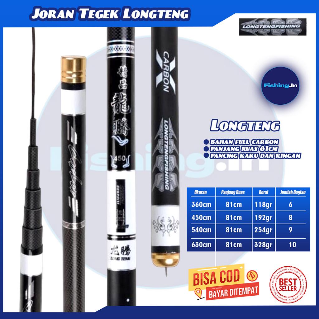 Joran Tegek Longteng 360cm 450cm 540cm Action Kaku