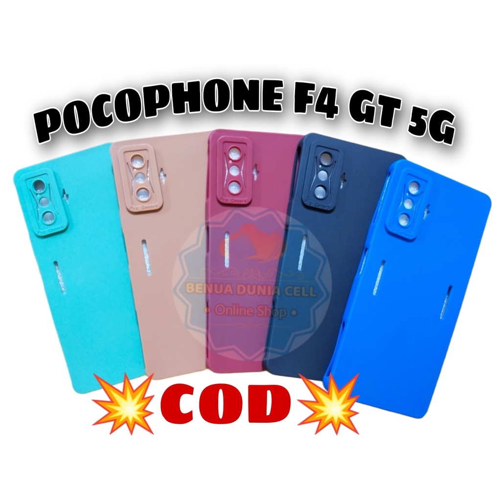 POCOPHONE F4 5G POCOPHONE F4 GT 5G SOFTCASE PRO KAMERA PC POCO F4 5G // POCO F4 GT 5G - BDC