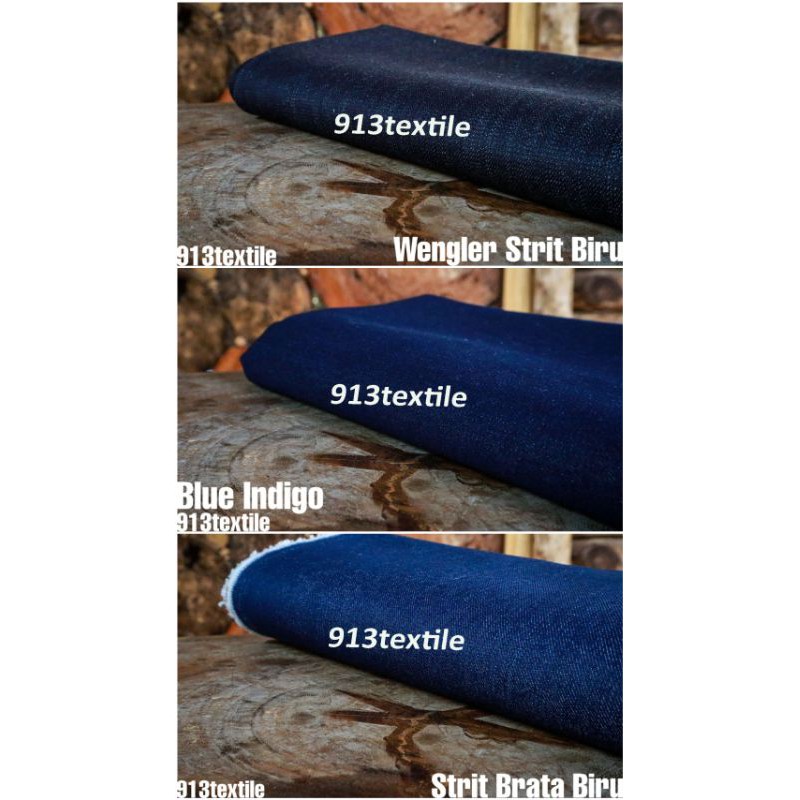 Kain Jeans Meteran Murah Melar Tebal 13 oz