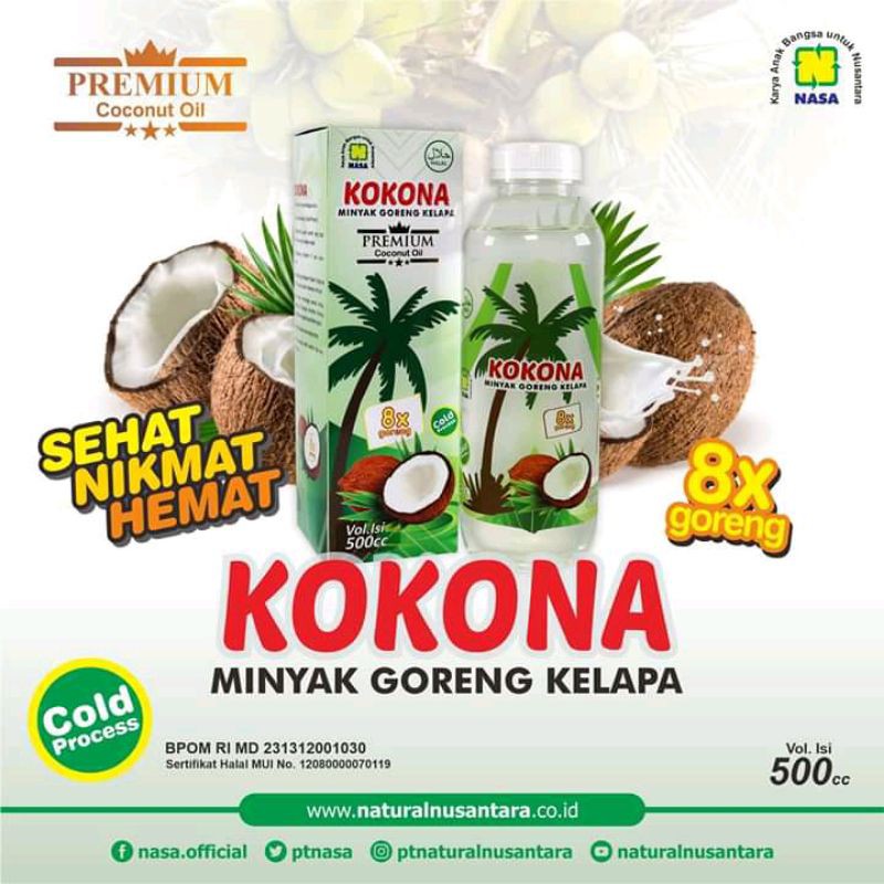 

KOKONA MINYAK GORENG KELAPA SEHAT ORIGINAL