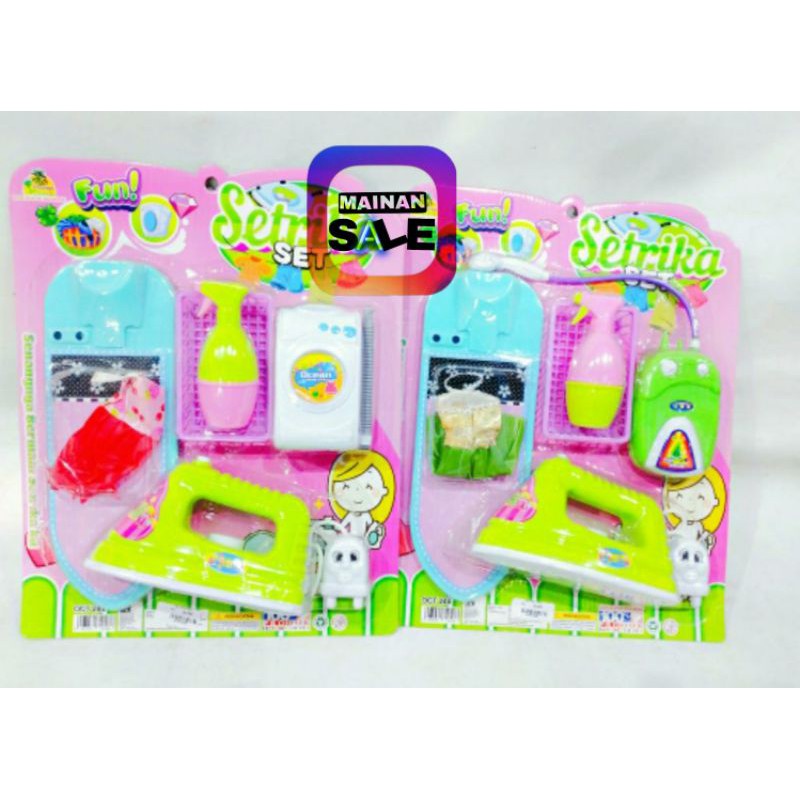 mainan anak setrika/setrika set/setrika baju/meja setrika