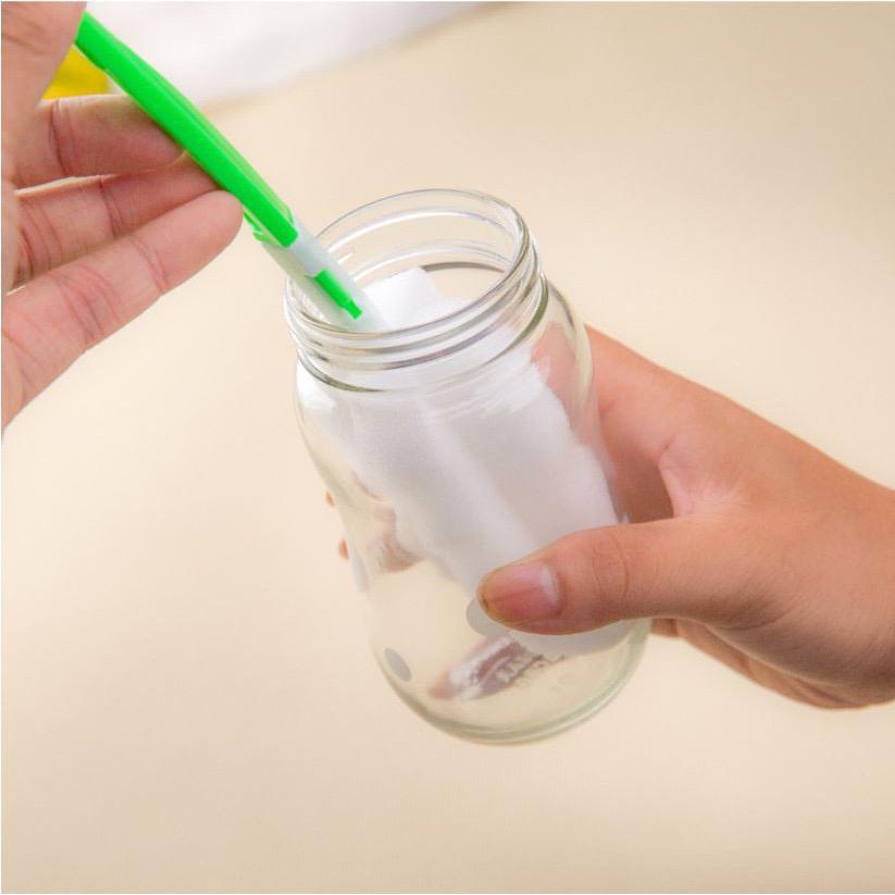 PA ALAT Tongkat Spons  Sponge Sikat Pembersih Botol Susu Bayi Gelas Termos Sponge Dot Mpasi PR055