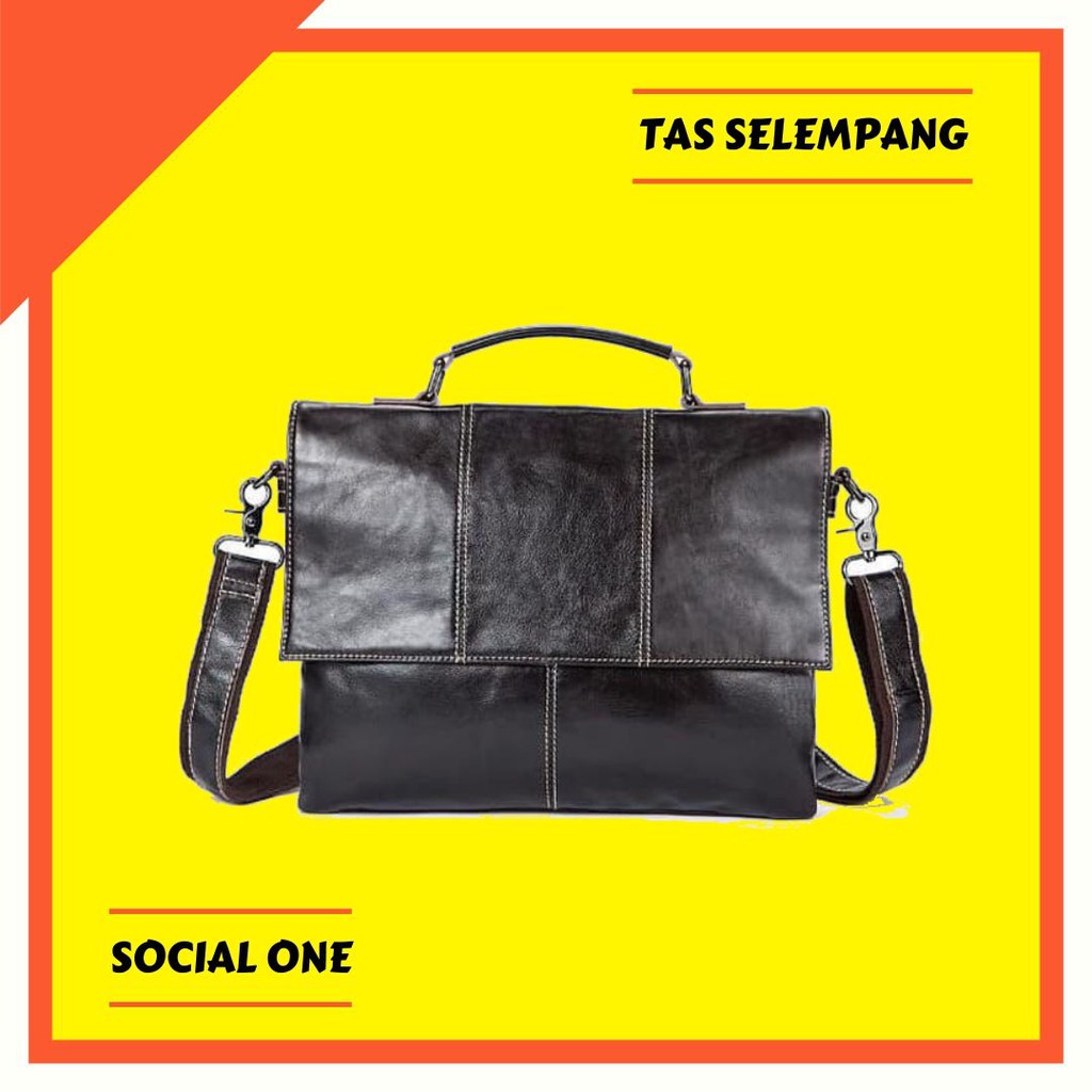 Tas Selempang Pria Kulit Sapi Asli Tas Pria Kulit (LAVIZ by Napoleon)