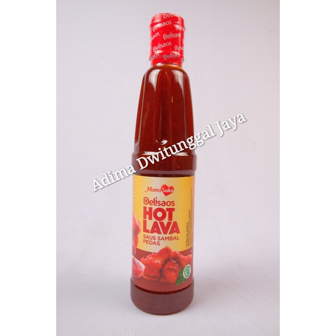 MamaSuka Delisaos Hot Lava / Saus Sambal Pedas 260ml