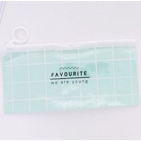 MOGYMOGY HL0074 Tempat Pensil Transparan Pouch Motif Lucu Serbaguna-B