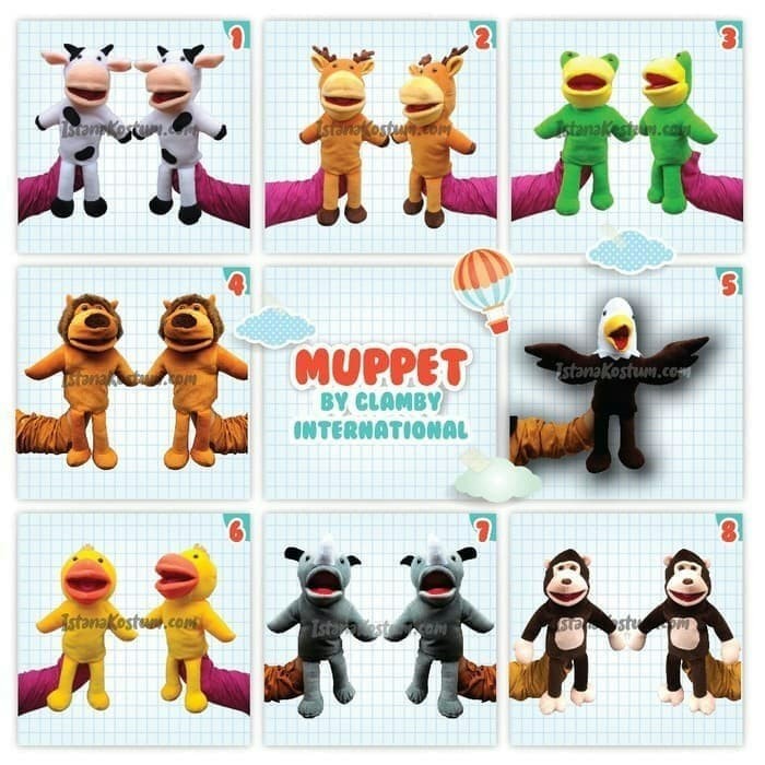 Boneka Tangan Muppet Burung Elang Toucan | Mainan Edukasi HewanI Boneka Hewan Burung