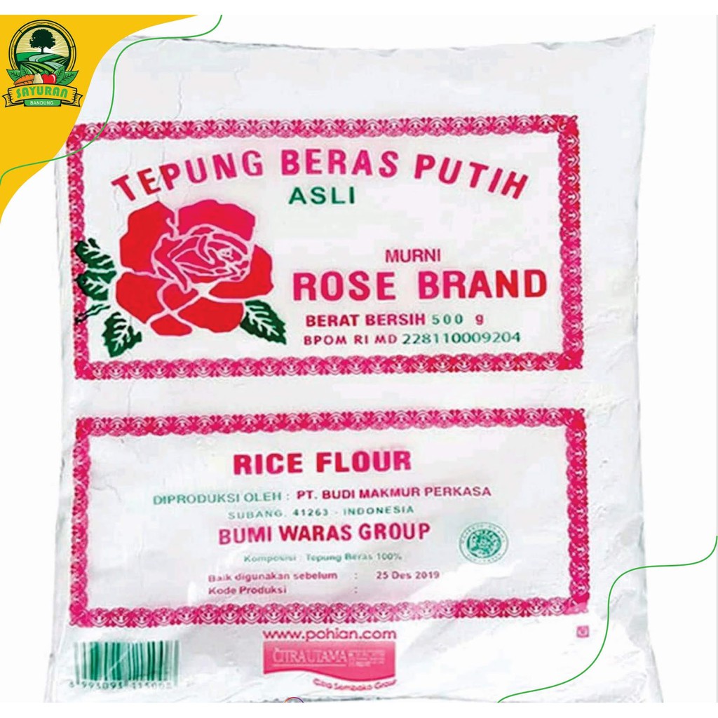 

Segar Tepung beras rosebrand 500gr