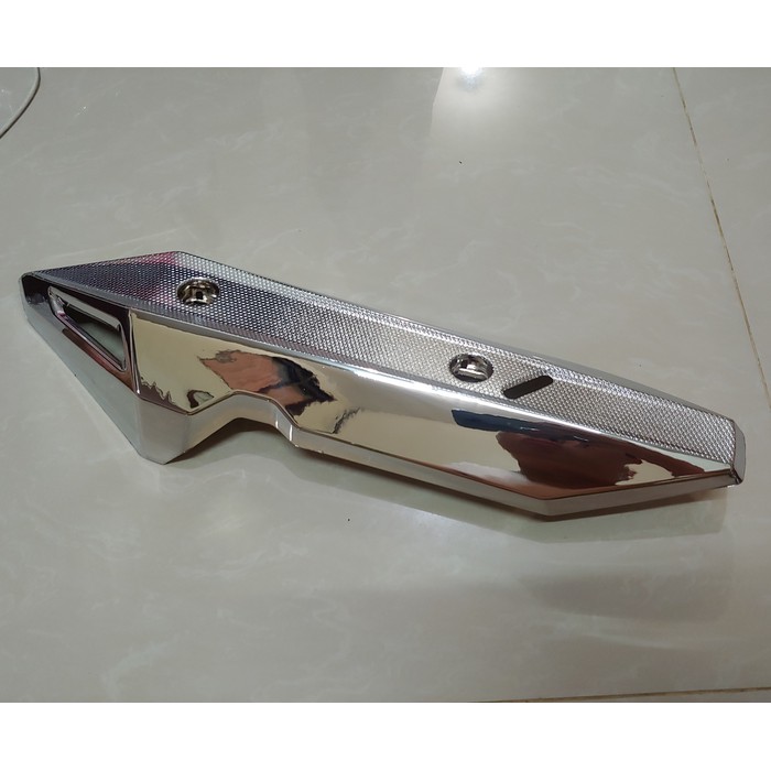 Tutup Knalpot Vario 150 2018 / Vario 125 2018 Chrome Full Anti Buram