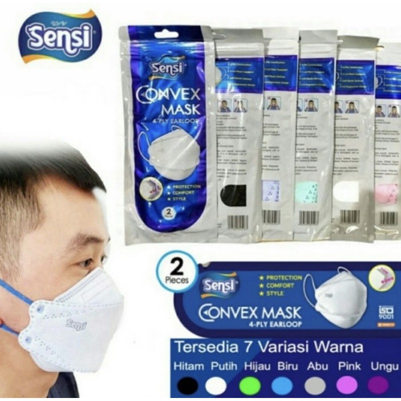 MASKER SENSI CONVEX 4ply. masker model evo