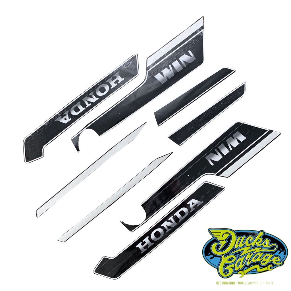 striping sticker stiker honda win win100 tahun tua