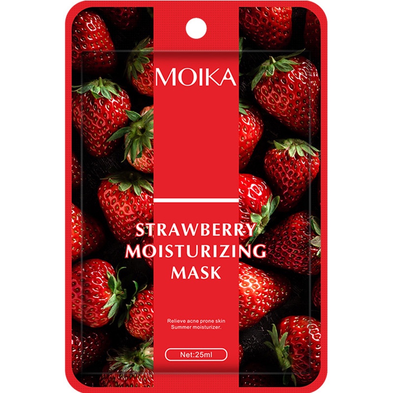 Skin Care Natural Fruit Plant Facial Mask Moisturizing Oil-Control Blueberry Cucumber Pomegranate Fruit Aloe Sheet Face Mask