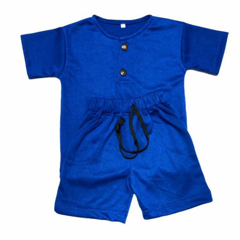 Setelan Kiano 0 Sampai 5 Tahun Pilih Warna/Setelan Bayi dan Anak-Biru BCA