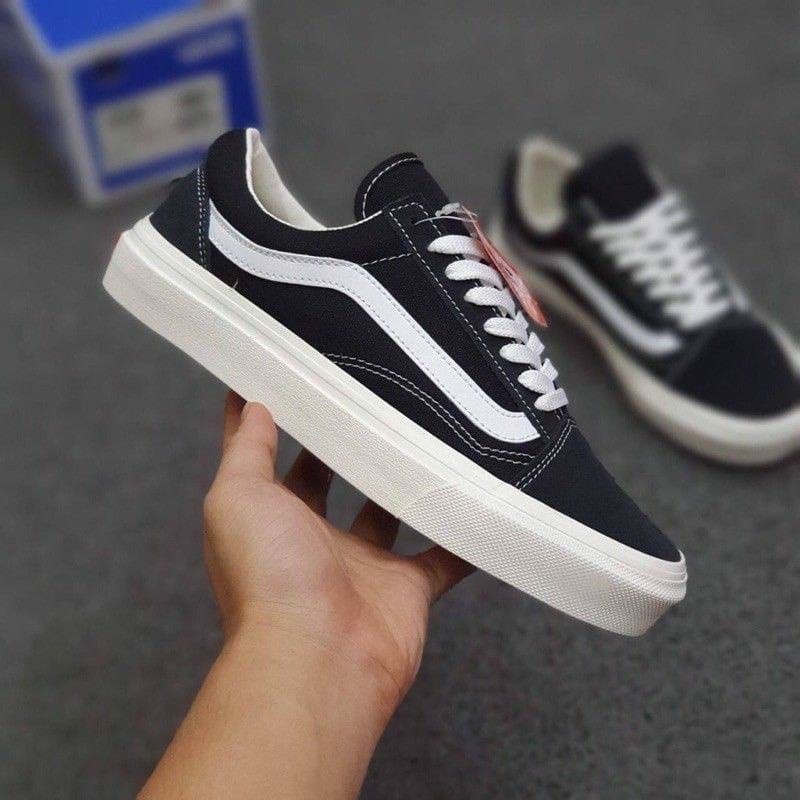 sepatu vans old skool black white og sepatu import pria wanita