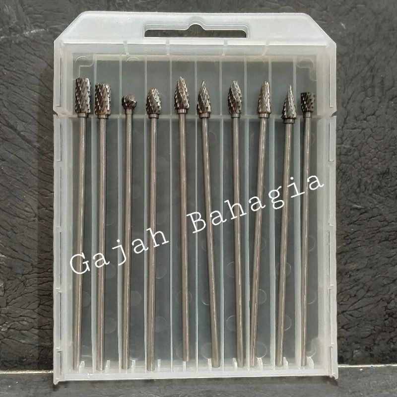 Mata cuner 3mm x 6mm Long panjang set 10 pcs Mata tuner Mata bor cun 3 mm x 6 mm set 10pcs