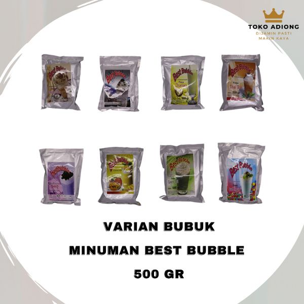 

Serbuk Minuman Best Bubble Kemasan 500gr