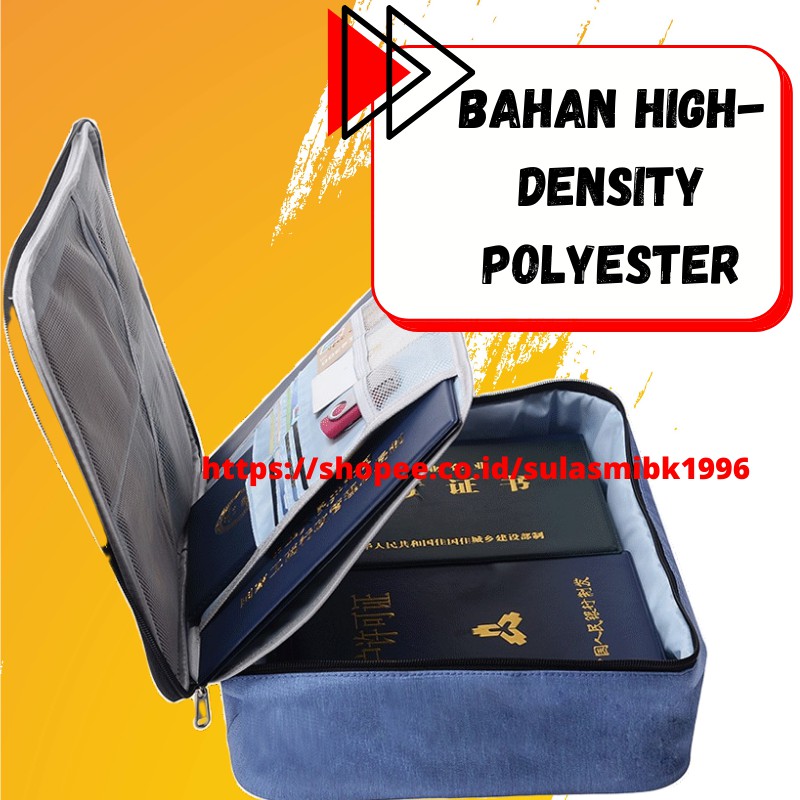 Document Bag Tas Dokumen  Travel Organizer Bag Tempat Penyimpanan Perlengkapan Traveling