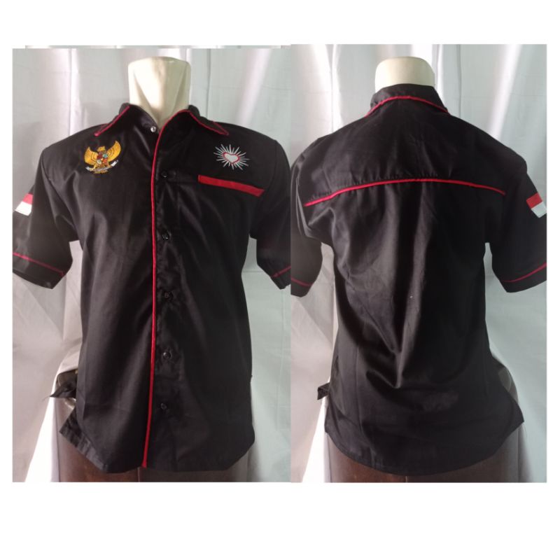 KEMEJA PSHT SIMPEL-KEMEJA PSHT TERBARU- KEMEJA POLOS PSHT-KEMEJA LAMBANG PSHT-KEMEJA KEREN PSHT