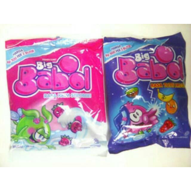 

Big Babol 105gr isi 40 butir 140Gr Straw/Asteroid/Aneka buah