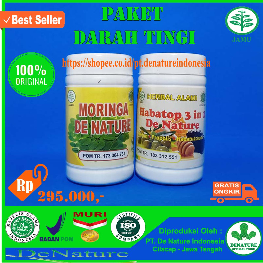 

OBAT DARAH TINGGI HIPERTENSI KOLESTROL DE NATURE