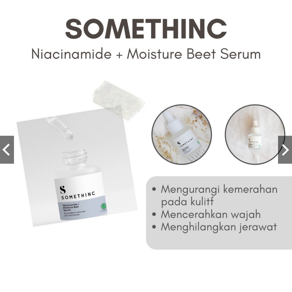 [PROMO SPESIAL] BPOM SOMETHINC Niacinamide + Moisture Beet Serum 20ml 40ml 100% ORIGINAL