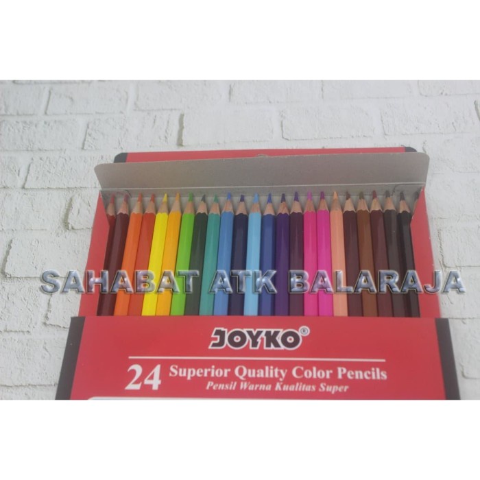 

Buruan Joyko Pensil Warna 24 Panjang Gilaa!!!