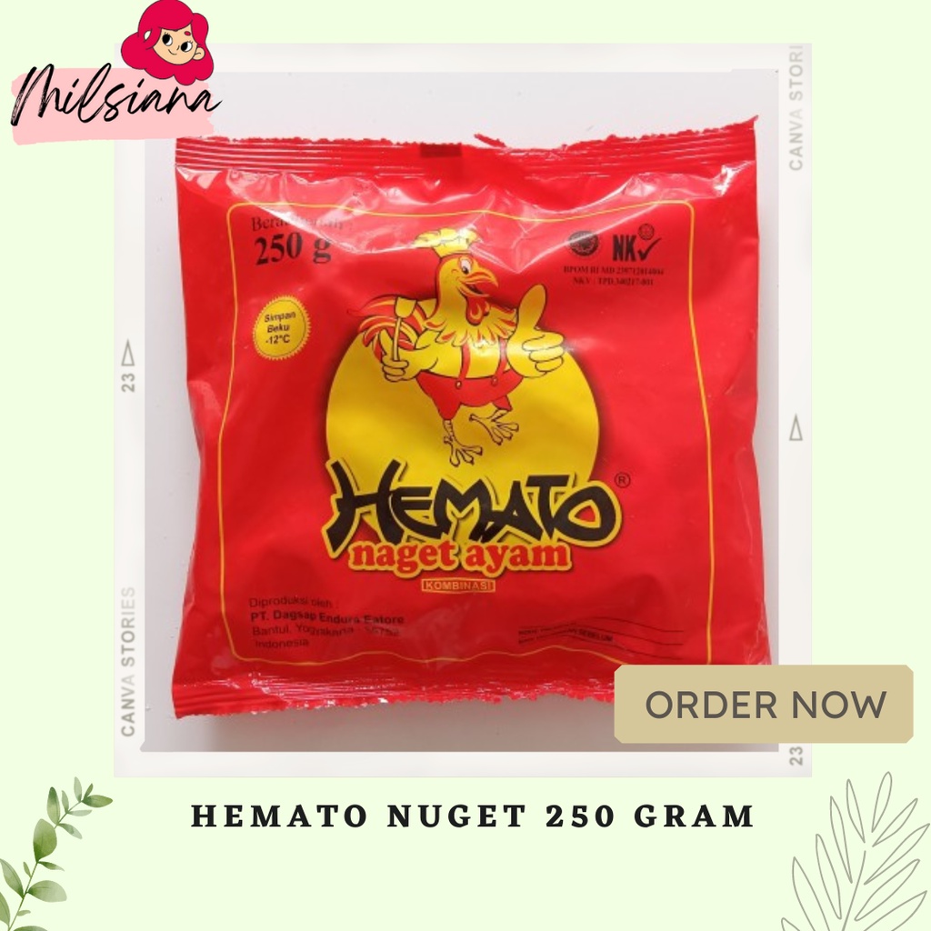 

HEMATO NUGET AYAM 250 GRAM