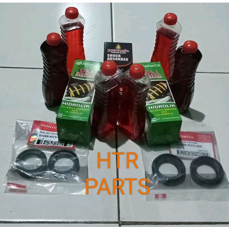 3 Oli Shock Plus Seal Abu Sil Shock DEPAN Mega Pro Primus Verza CBR Tiger HONDA