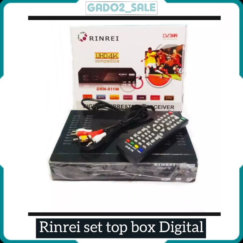 Evinix DVBT2 Set Top Box TV Digital UHF Tanpa Parabola, Hanya Antena Biasa