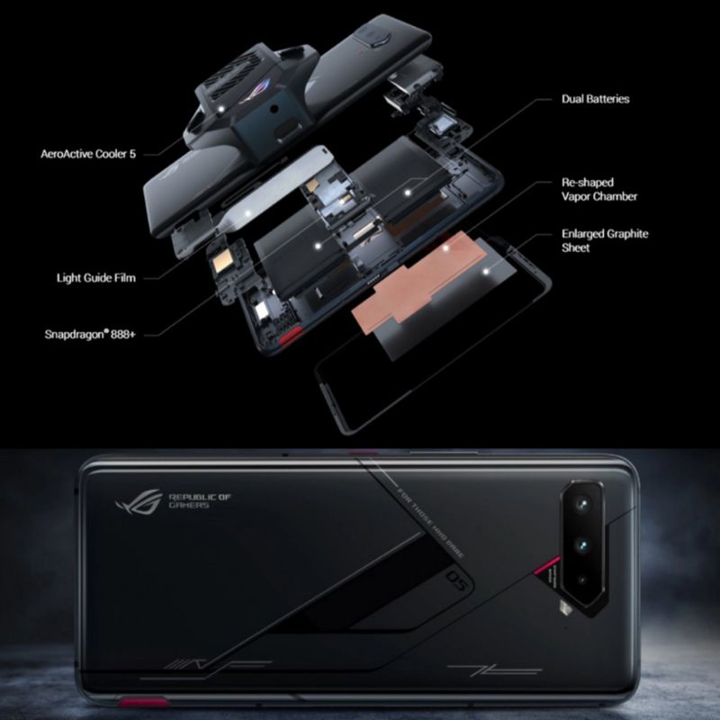 Asus ROG Phone 5S PRO 18/512 Garansi Resmi TAM RAM Rog5 18GB 512GB 12/256 8/128