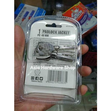☉ Tekiro Gembok 40 mm Jaket Kunci Gembok Rumah Pagar 40mm Padlock Jacket Tekiro ♦