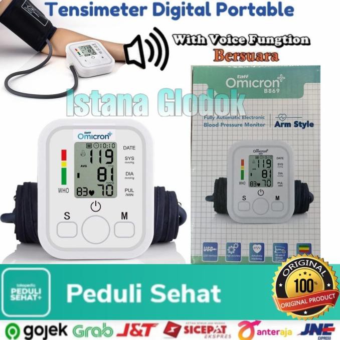 Tensimeter Digital Bukan Omron Alat Ukur Tensi Tekanan Darah - ZK-B869