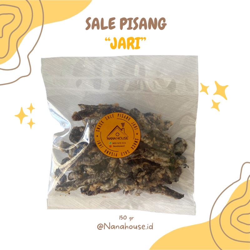 

SNACK PISANG SALE | SALE PISANG JARI KHAS BANDUNG 150 g