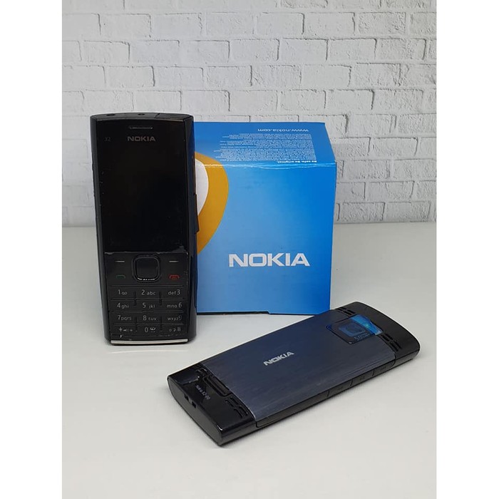 DISKON NOKIA JADUL X2-00 REFURBISH HANDPHONE / HP MURAH GARANSI 1 BULAN - HITAM