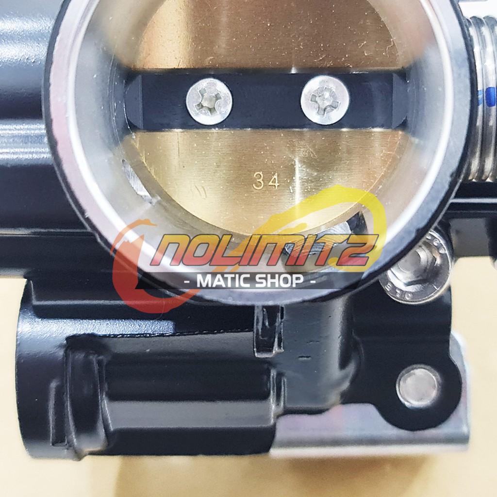 Throttle Body RPD Pipa Gas Udara Racing 34mm Aerox 155 Lexi