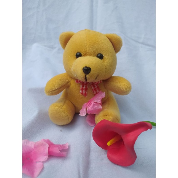BONEKA BERUANG BUKET WISUDA HAMPERS+- 17CM/ TEDDY BEAR PINK/COKLAT/CREAM