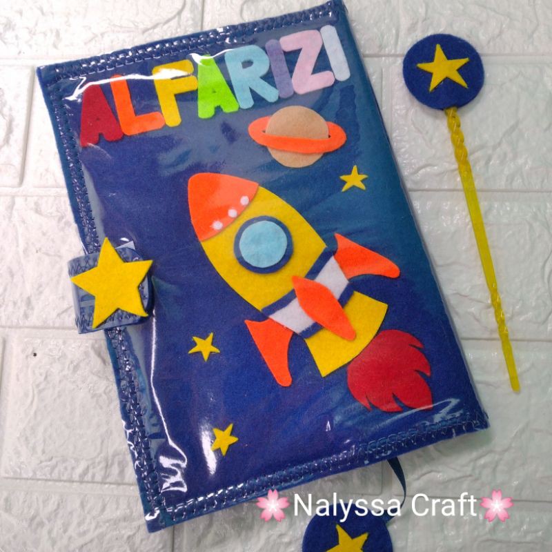 Nalyssa sampul iqro karakter roket cover iqro karakter