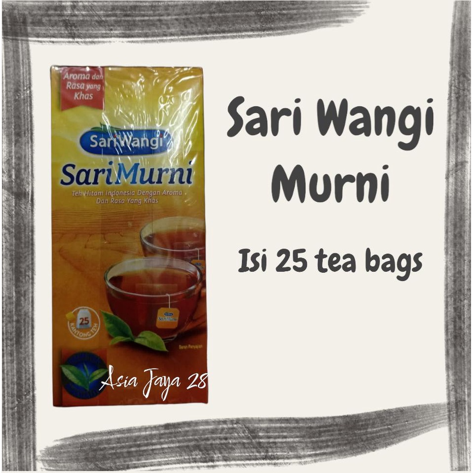 

Teh Sari Wangi Sari Murni Kotak Isi 25 pcs - Teh Hitam Celup