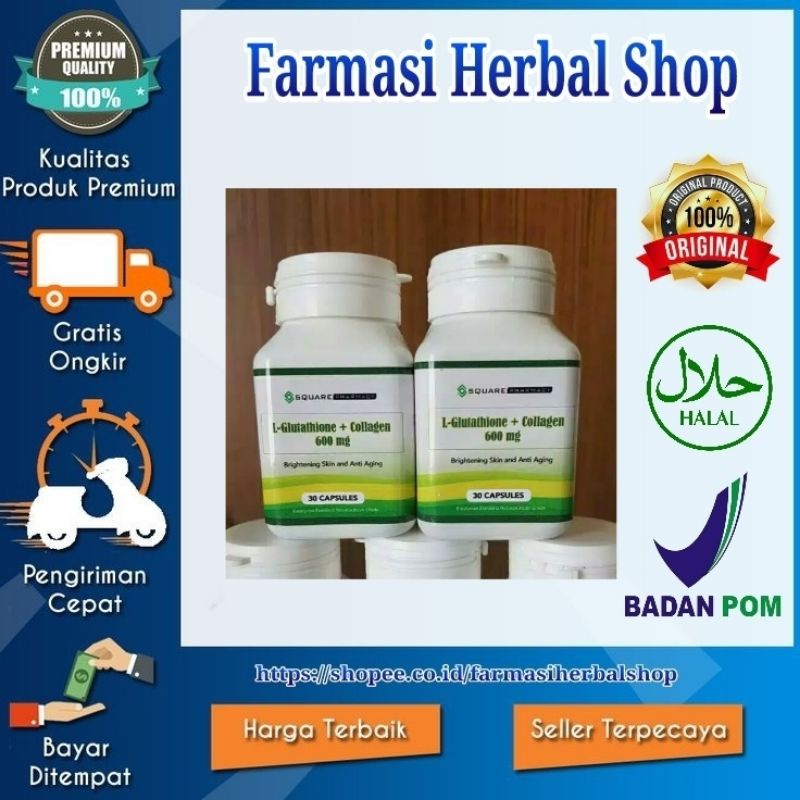 L GLUTATHIONE  600mg + COLLAGEN