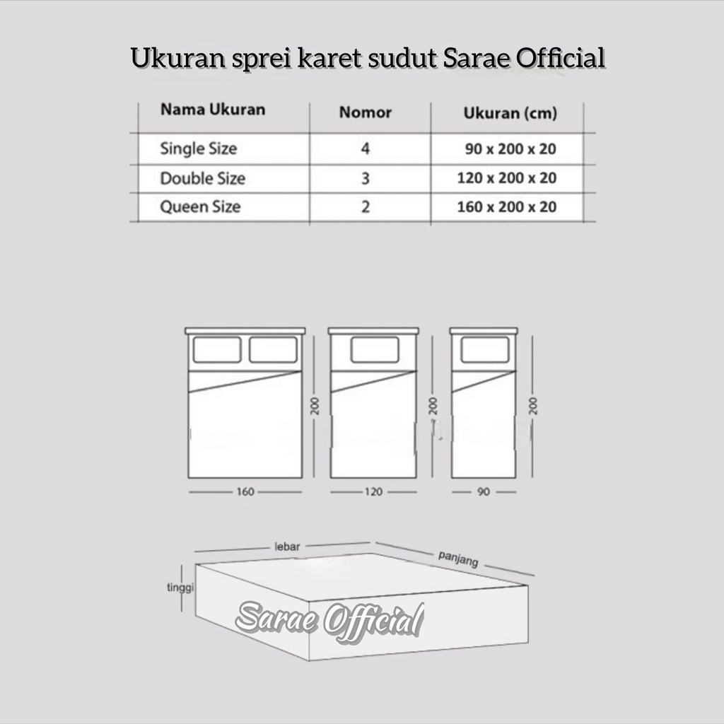 SARAE - SPREI TERLARIS MOTIF EMILY  KATUN MICRO UK KING QUEEN &amp;SINGLE 160x200 120x200 90X200